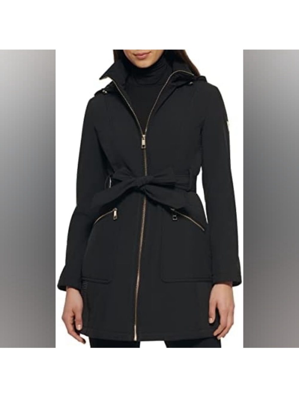 GUESS BELTED ZIP FRONT
SOFTSHELL